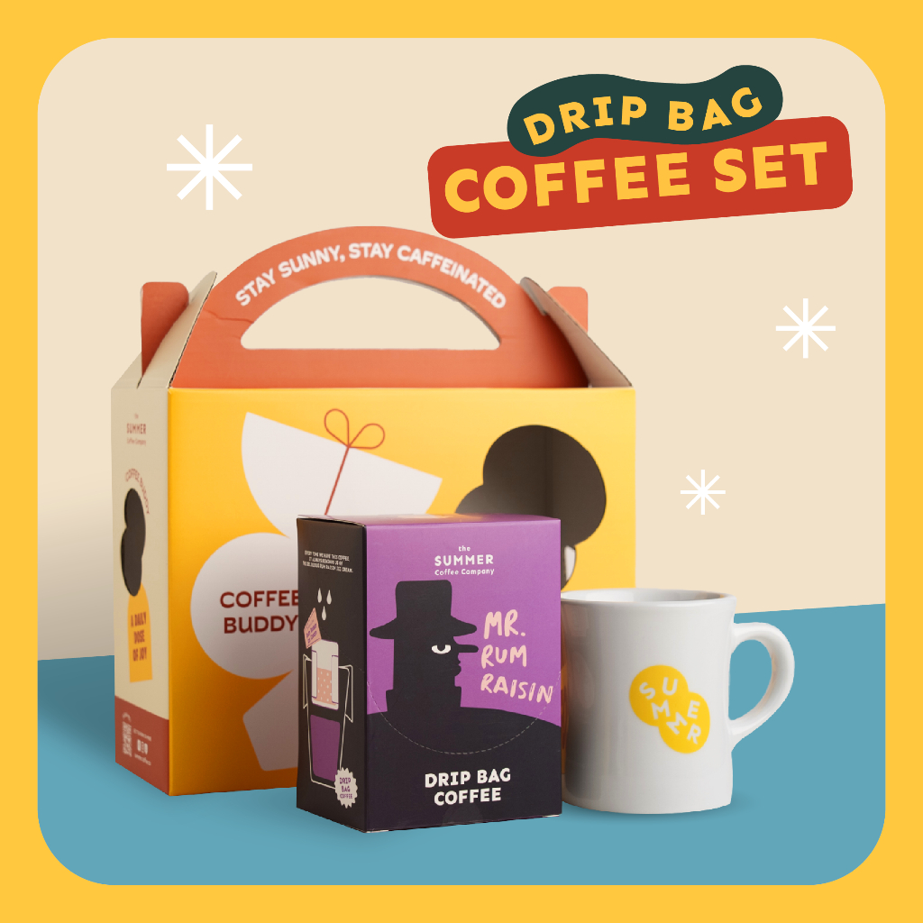 [Summer Gift set] Drip Bag Coffee Set l กล่องของขวัญ กิฟเซตกาแฟ กาแฟดริปแบค