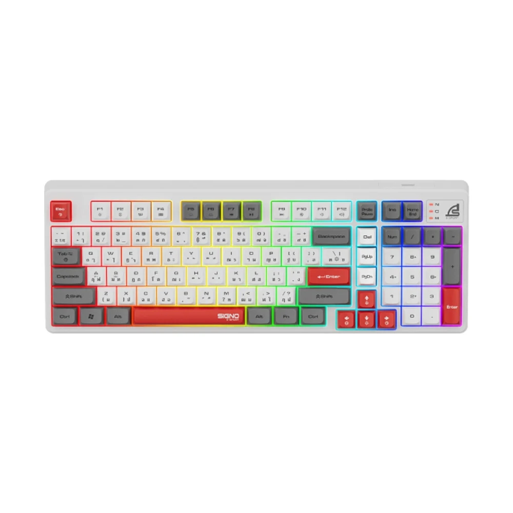 KEYBOARD SIGNO KB-725W EXODIA WHITE