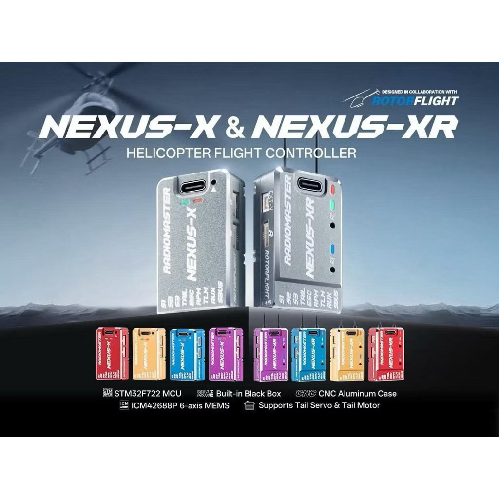 🇹🇭Radiomaster NEXUS-XR เฮลิคอปเตอร์ Flight Controller ICM42688P 6 แกน MEMS แบบบูรณาการ 2.4GHz ELRS R