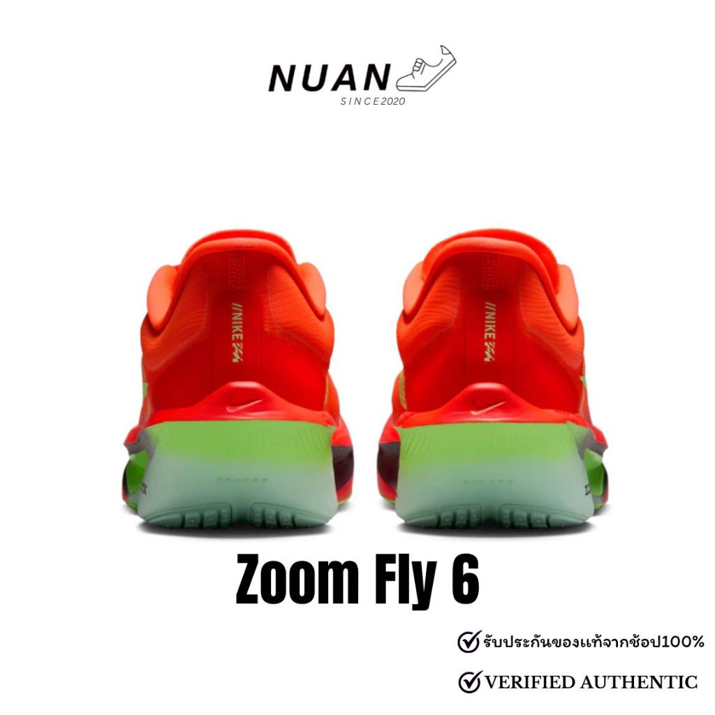 ลดเพิ่ม 15-20% ทักแชท Nike Zoom Fly 6 FN8454-601 ของแท้ ป้ายไทย รองเท้าวิ่ง รองเท้าลำลอง ราคา ถูกที่สุด ดีลบีเคเค แกลเลอรีภาพที่ 6