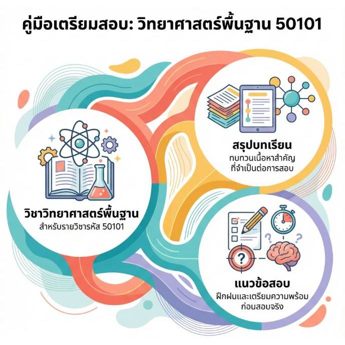 สรุปบทเรียนและแนวข้อสอบ มสธ 50101 วิทยาศาสตร์พื้นฐาน