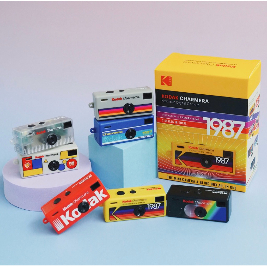 New พร้อมส่งกล้อง KODAK CHARMERA Keychain Digital Camera Blind Box กล้องสุ่ม Kodak Chamera 1987