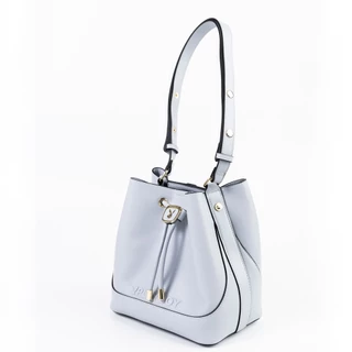 Playboy รุ่น Monet Bucket Bag กระเป๋าสะพายข้าง รหัส ST-B261PB645 ดีไซน์ทรงถังหนังเรียบ แต่งอะไหล่สายรูดโลโก้ มี 2 สี