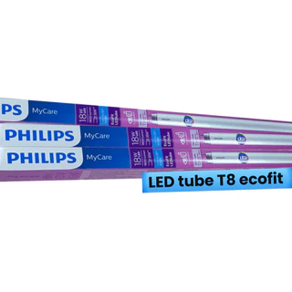 หลอดไฟ ฟิลิปส์ Philips LED tube T8 18W หลอดนีออนฟิลิปส์ รุ่น LED Ecofit (1200mm.)*แพ็ค 10 ดวง