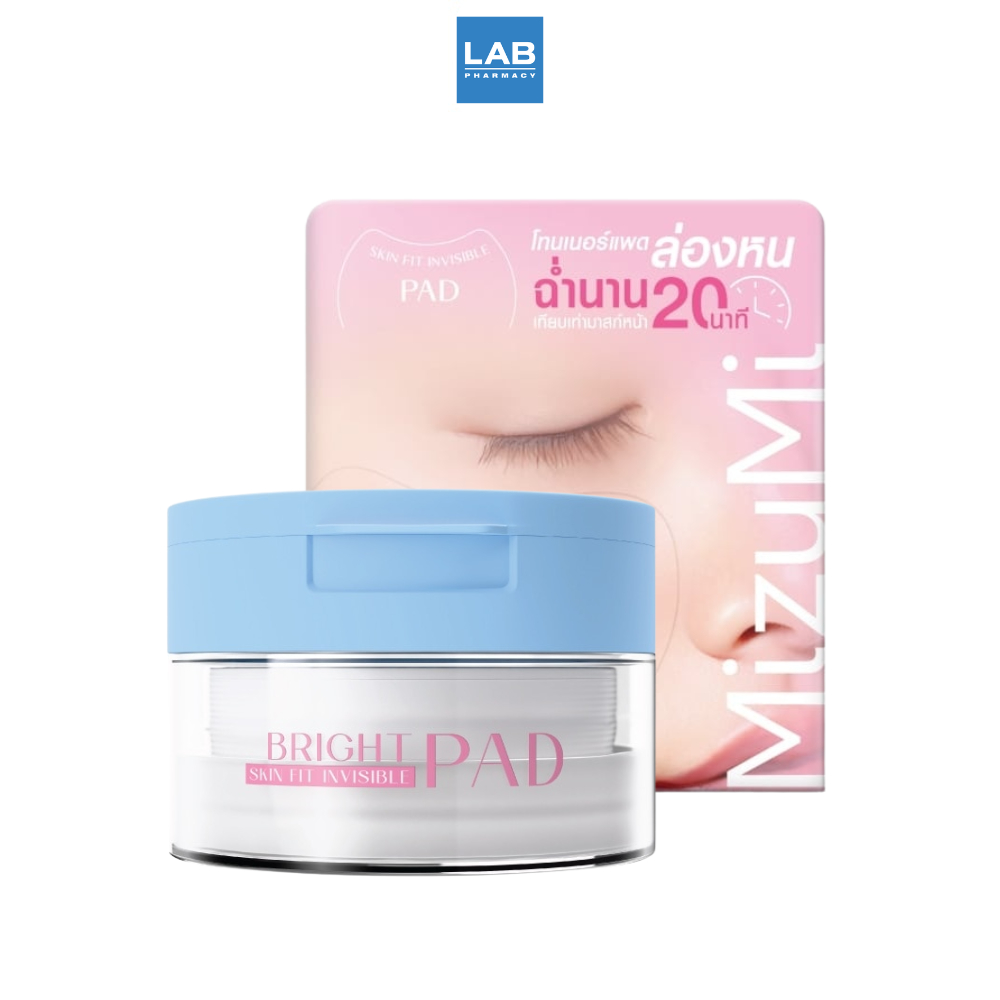 *[ซื้อ 1 แถม 1] Mizumi Bright Invisible Pad 130 ml 80 Pads มิซึมิ ไบรท์ อินวิซิเบิล แพด 130 มล. 80 แผ่น