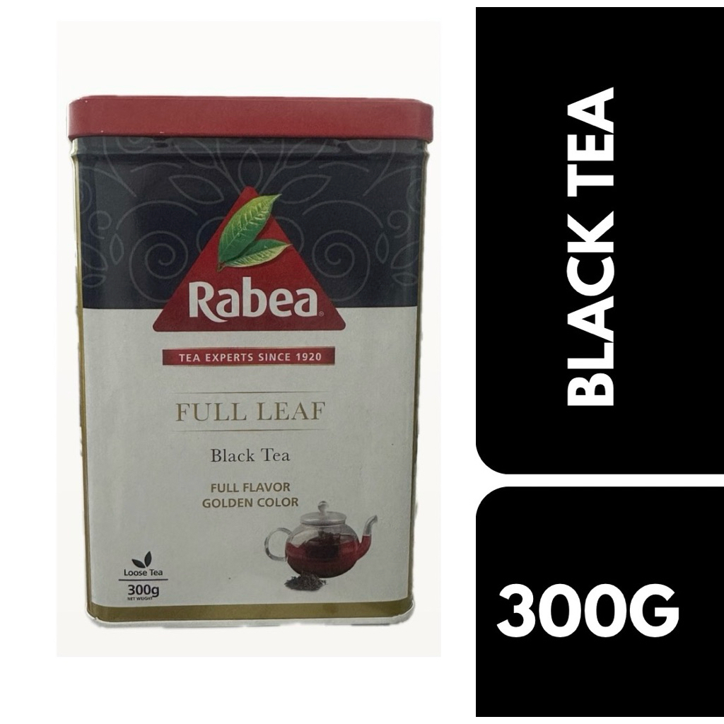 Rabea Tea Full Leaf Black Tea (Tin)300g++ชาราบีอะห์ ใบชาดำ(กระป๋อง) 300กรัม