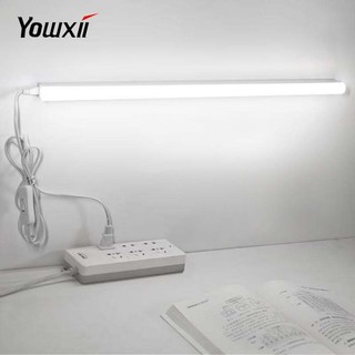 YOWXII หลอดไฟ LED T5 หลอดไฟ ติดกำแพง Light Tubes ปลั๊ก แถบยาว ไฮไลท์ โคมไฟตั้งโต๊ หลอดประหยัดไฟ +พร้อมสวิตซ์สาย ห้องชุด