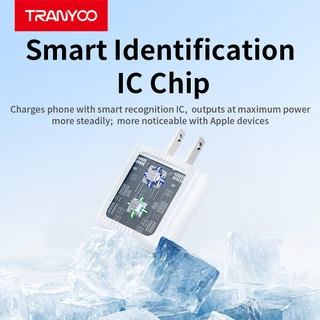 TRANYOO 12W charger phone charging kit, comes with Micro, Type-C and Ligh&ning charging cables.