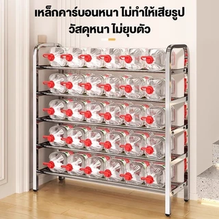 【สแตนเลส】ชั้นวางรองเท้า ชั้นวาง 3/4/5/6 ชั้น กันน้ำ กันแดด และก แข็งแรงทนทาน ไม่สั่นคลอนง่าย