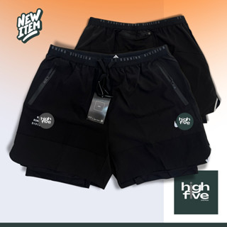 HIGHFIVE กางเกงวิ่งมีซับใน กระชับ ระบายอากาศดี กระเป๋ามีซิป