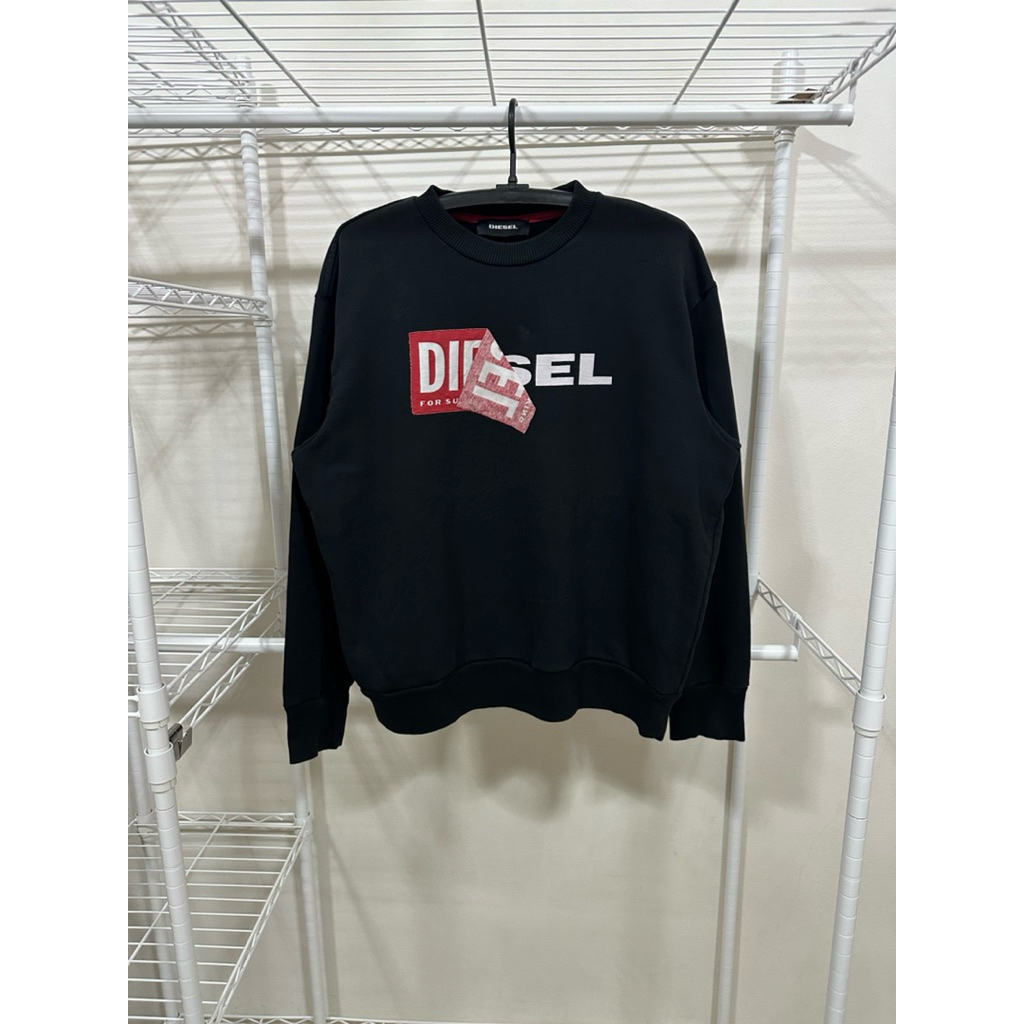 เสื้อสเวตเตอร์ DIESEL สีดำ แท้💯 มือ✌️