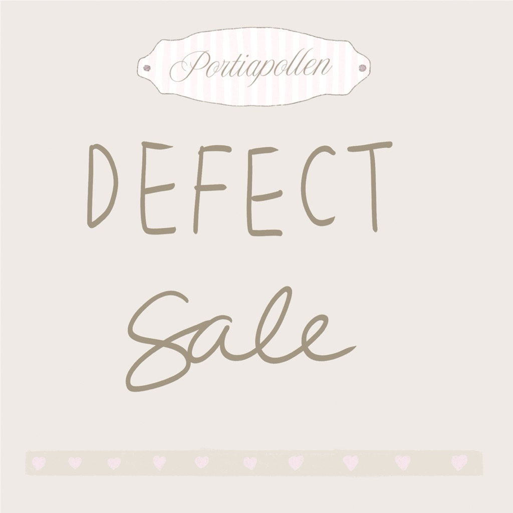 Defect sale - ไม่รับเปลี่ยน/คืนสินค้าทุกกรณี