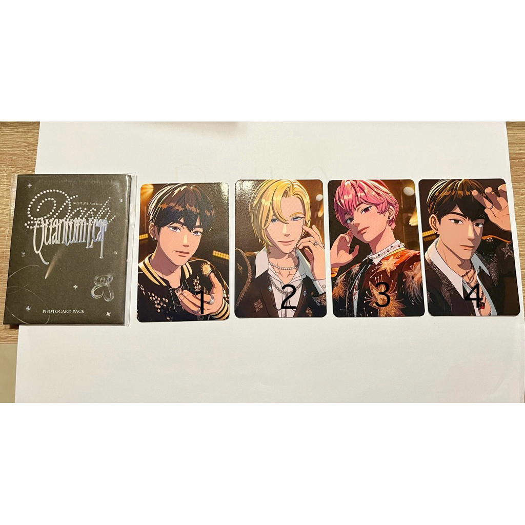 การ์ด PLAVE Dash Quantum Leap Photocard Noah Hamin Yejun Bamby PLAVE Card
