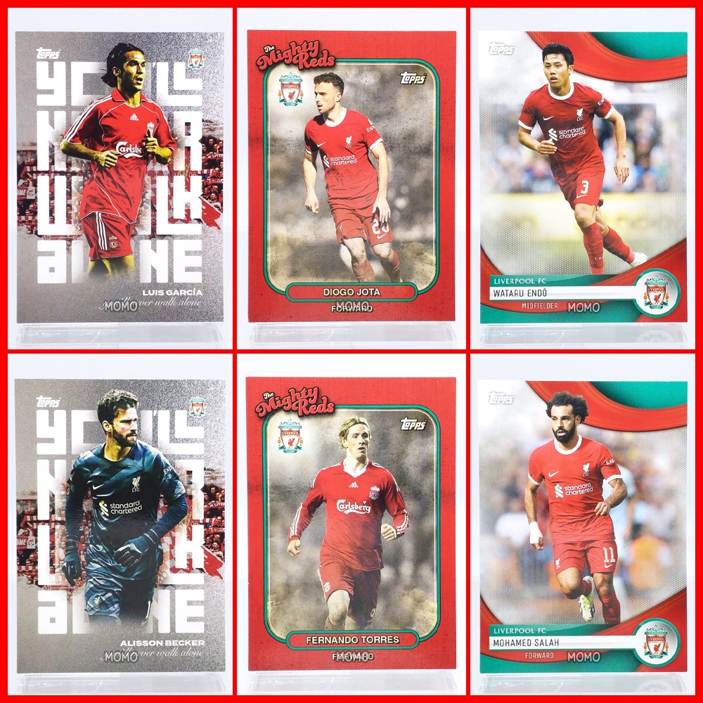 การ์ดบอล ลิเวอร์พูล 2023-24 Topps Liverpool Team Set