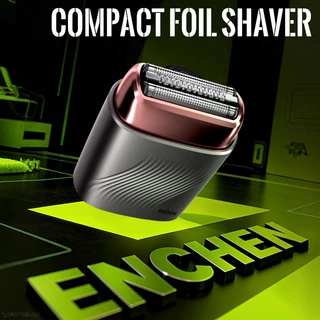 ENCHEN MS006 white Foil Shaver เครื่องโกนหนวดไฟฟ้า เครื่องโกนหนวดหัวฟอยด์ ป๊อปอัพเครื่องโกนหนวดกันน้ำ IPX7