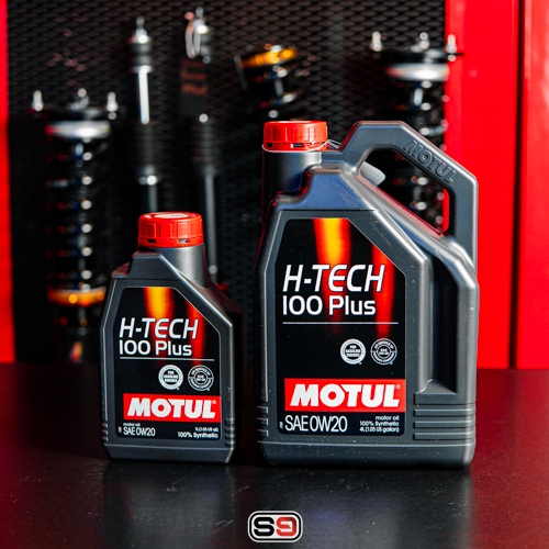MOTUL H-Tech 100Plus 0W20 น้ำมันเครื่องสังเคราะห์ 100% (S9)