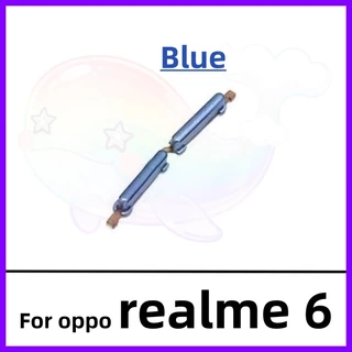 สําหรับ OPPO Realme 6 เปิด/ปิดปุ่มสวิทช์ด้านข้าง Volume Up Down ปุ่ม Flex Cable อะไหล่ทดแทน