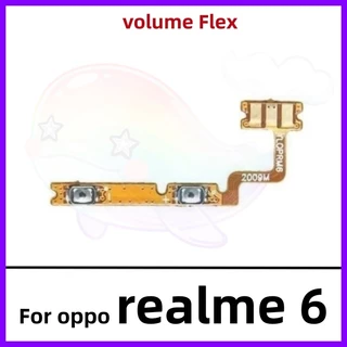 สําหรับ OPPO Realme 6 เปิด/ปิดปุ่มสวิทช์ด้านข้าง Volume Up Down ปุ่ม Flex Cable อะไหล่ทดแทน