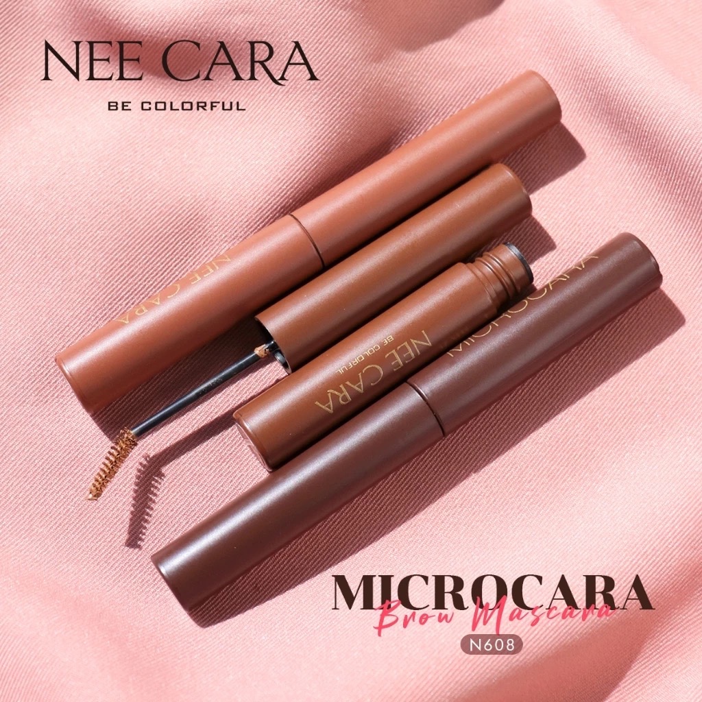 NEE CARA นีคาร่า มาสคาร่าคิ้ว | N608 มาสคาร่าปัดคิ้ว หัวแปรงสลิม