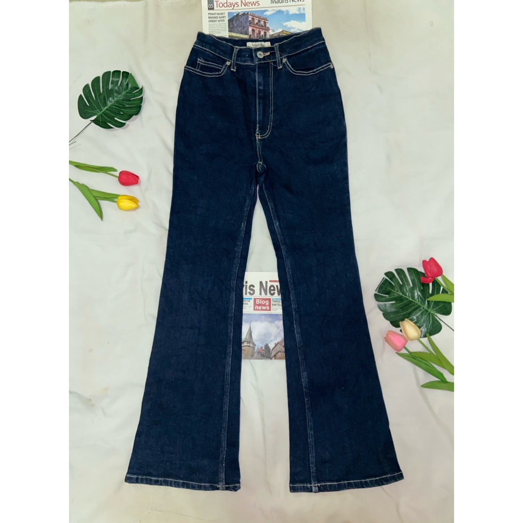 กางเกงยีนส์ทรงขาม้า งานป้าย(P19)