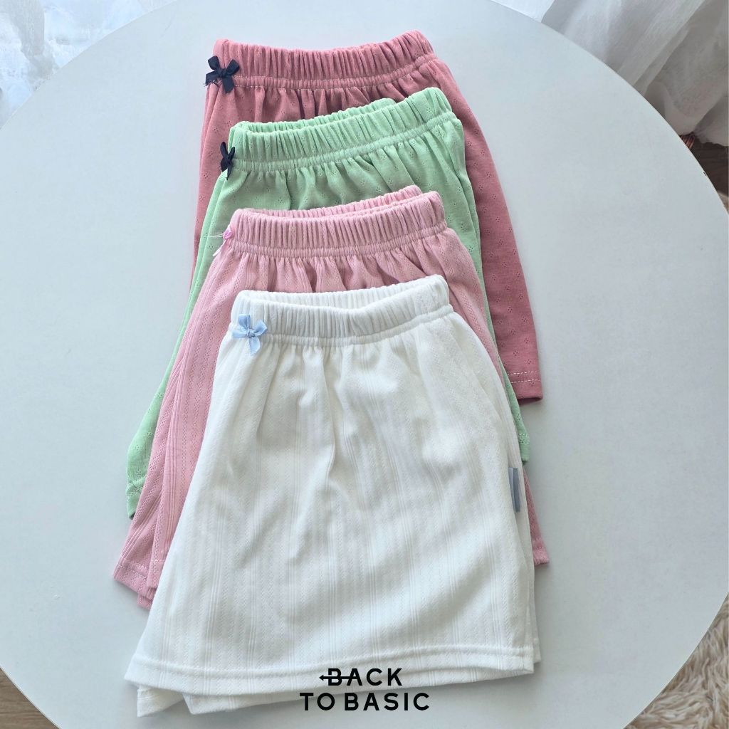 [BackToBasic] กางเกงขาสั้นเอวต่ำ รุ่น Ruby มีกระเป๋าผ้าฉลุ นุ่มยืด ใส่สบาย ใส่นอน ใส่อยู่บ้านน่ารักเซ็กซี่ ราคา ถูกที่สุด ดีลบีเคเค แกลเลอรีภาพที่ 7