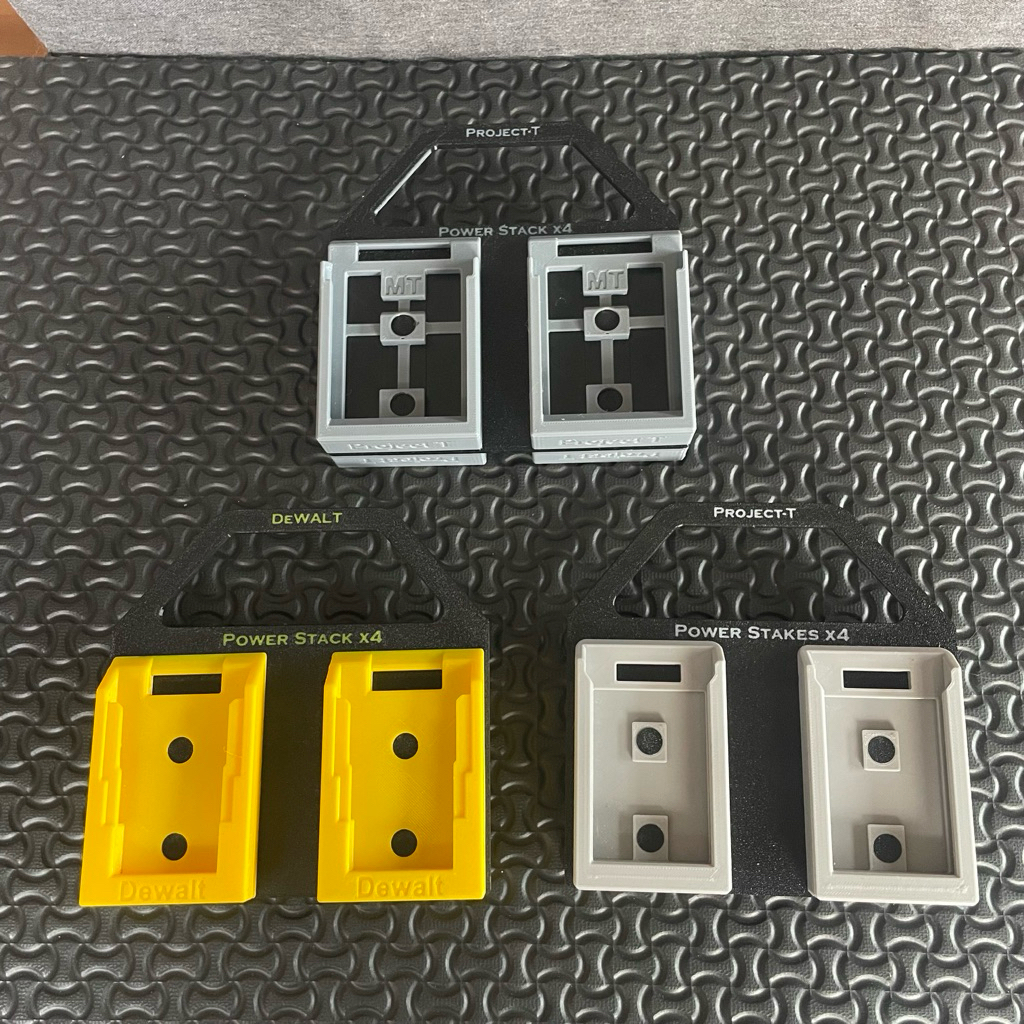 (T11) Slot เก็บแบตเตอรี่แบบพกพา เซ็ท 4 ช่อง Makita Jaipu tansu Dewalt มากีต้า ดีวอล สว่าน แบต แบตสว่