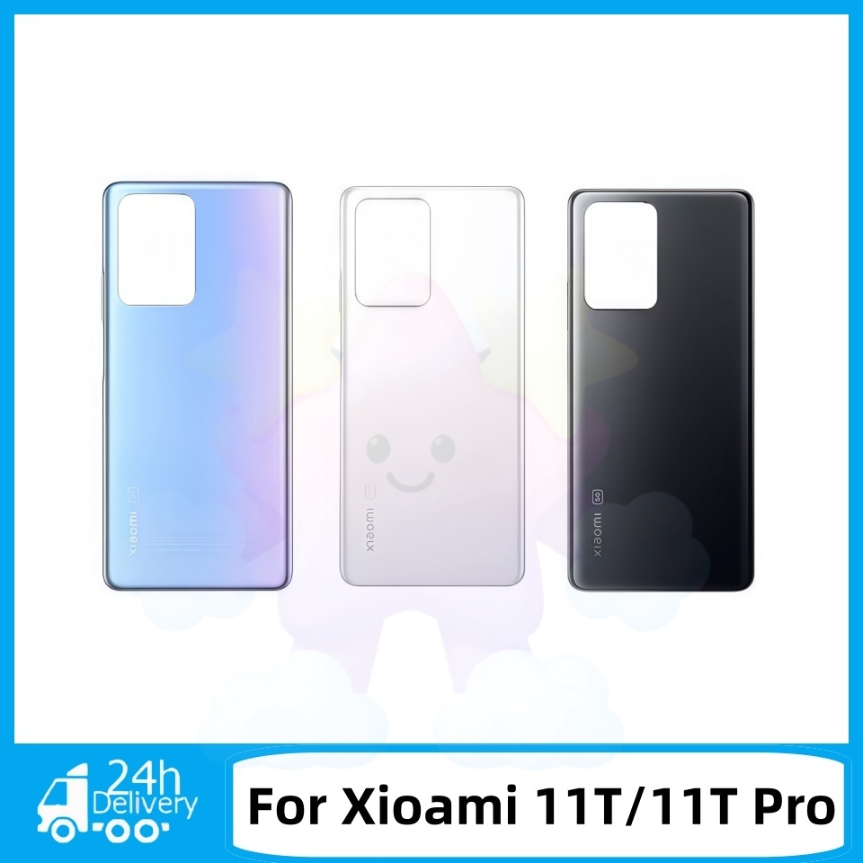 สําหรับ Xiaomi mi 11T/11T Pro ด ้ านหลังแบตเตอรี ่ ประตู mi 11T/11T Pro + เปลี ่ ยนด ้ านหลังฝาครอบก
