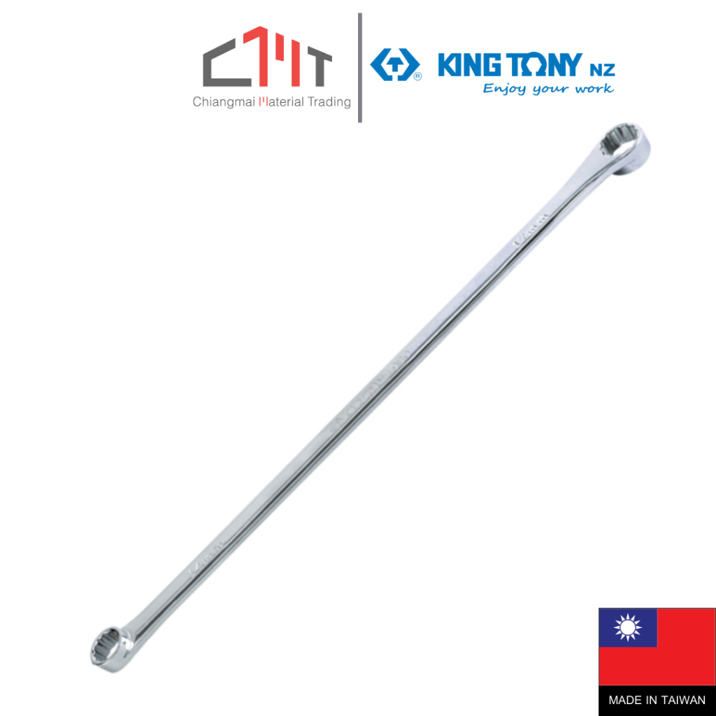 KING TONY ประแจแหวนคอตรงยาวพิเศษ No.19B0 (0° Offset Ring Wrench)