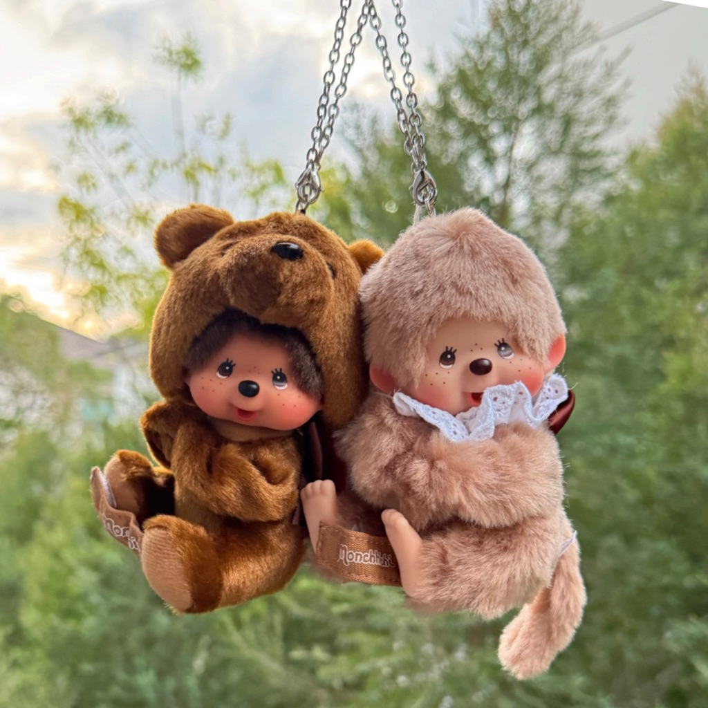 (พร้อมส่ง💥แมสได้🛵)MonchhichiWinterLimitedCollectionพวงกุญแจและเกาะกระเป๋่าได้👍