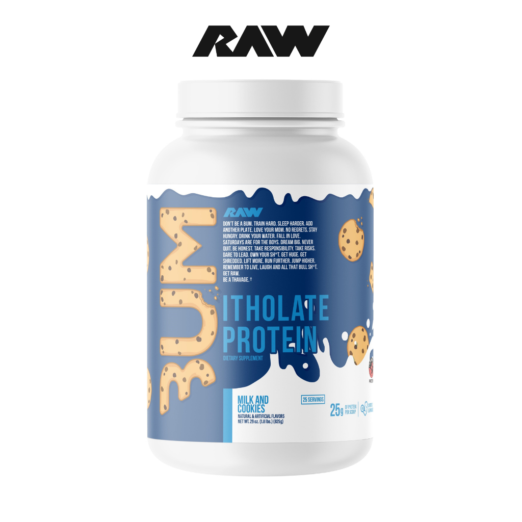 RAW CBUM Itholate Protein 2 LBS, whey isolate, whey protein, Raw Nutrition, โปรตีนไอโซเลท