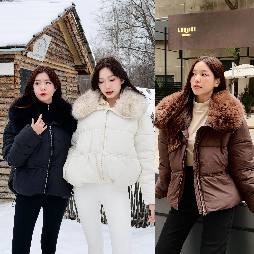 CO1240 Ultra Warm Fur Collar Down Jacket