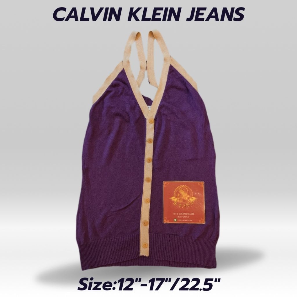 เสื้อสายเดี่ยวcalvin klein jeansญี่ปุ่นมือสอง100%