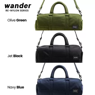 Wander City Duffle กระเป๋าผ้า Re-Nylon พร้อมสายสะพาย ผ้านุ่ม พรีเมียม เบา จุเยอะ 12 ช่อง