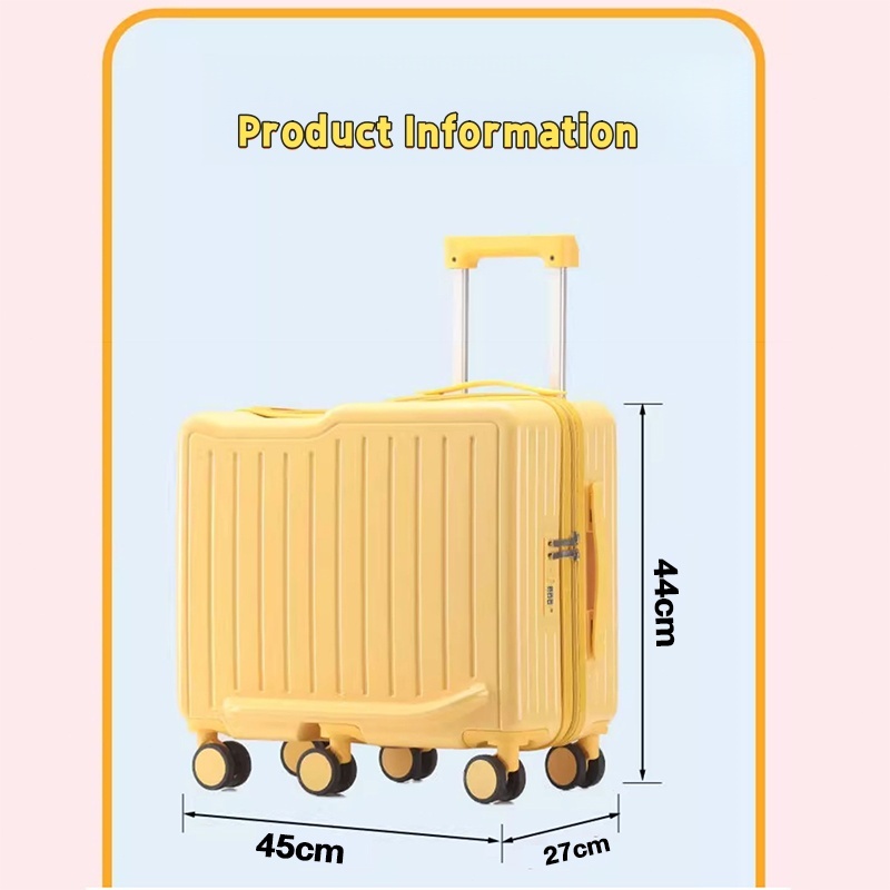 กระเป๋าเดินทางล้อลาก 20นิ้ว นั่งได้ สามารถติดรถเข็นได้ แบบสากล สําหรับเด็ก สําหรับเด็กผู้ชาย และผู้หญิง - รูปที่ 2