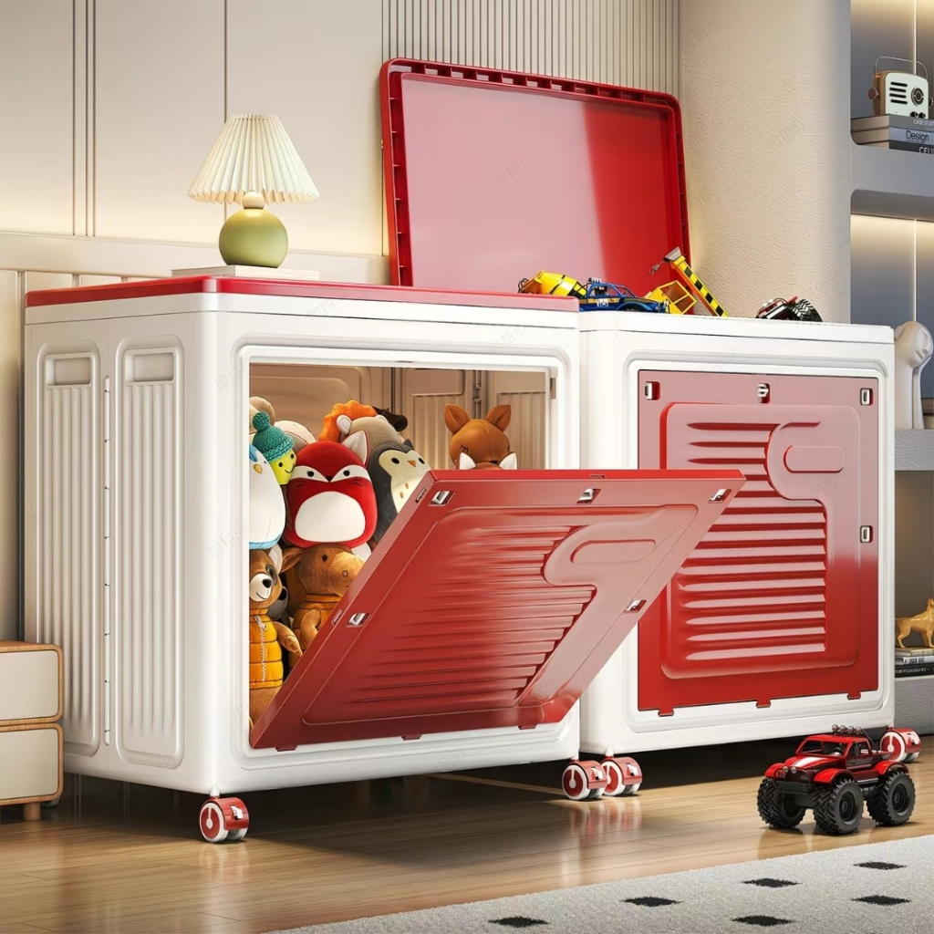 FORYO กล่องเก็บของพับได้ เปิดบน–เปิดข้าง PP หนา กันฝุ่น ไม่อับชื้น มีหลายสไตล์ให้เลือก แข็งแรงทนทาน