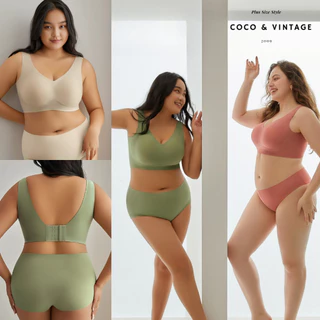 บราไร้โครง ชุดชั้นใน ไซส์ใหญ่ L-5XL 36-50 นิ้ว พลัสไซส์ เก็บทรง เก็บปีกเนียน ตะขอหลัง เสื้อในคนอ้วน
