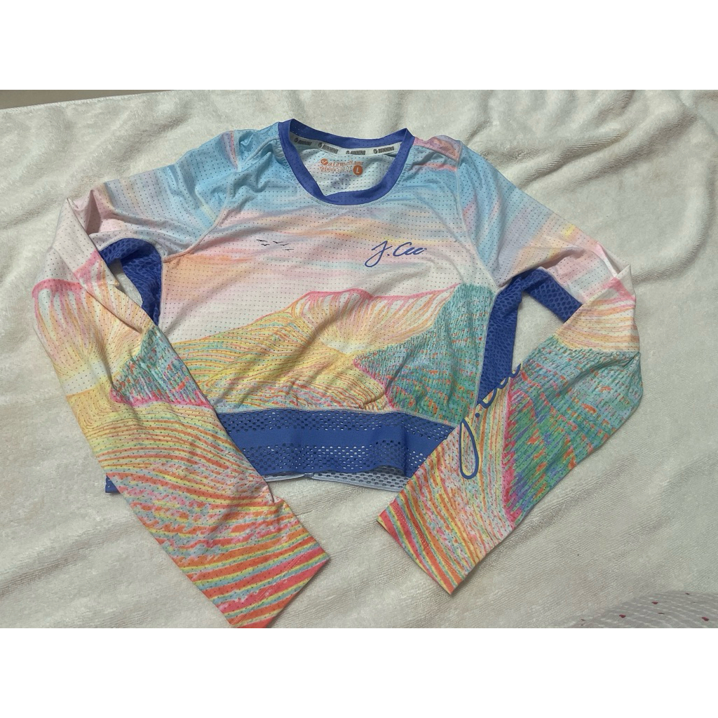 เสื้อครอปวิ่ง jcee L อก34-35