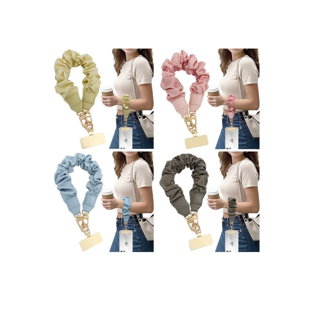 เชือกคล้องข้อมือโทรศัพท์ สายคล้องมือถือผ้านุ่มระดับไฮเอนด์ ห้อยมือถือได้มั่นคงพกพาง่ายช่วยกันหล่นและกันหายใช้ได้หลายรุ่น - รูปที่ 6