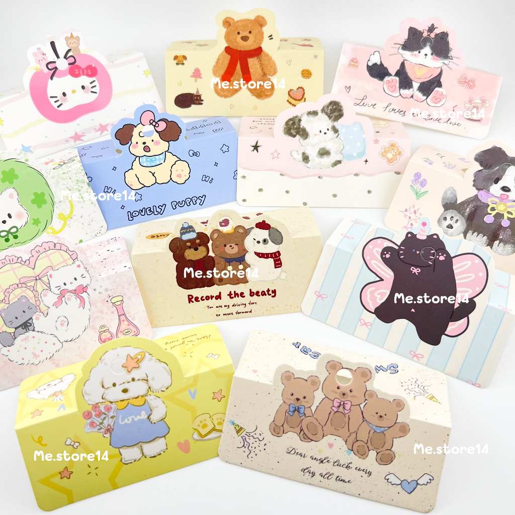 (พร้อมส่ง) หัวกระดาษ กระดาษติดถุง ขนาด 10*8 cm ป้ายกระดาษ 50 แผ่น