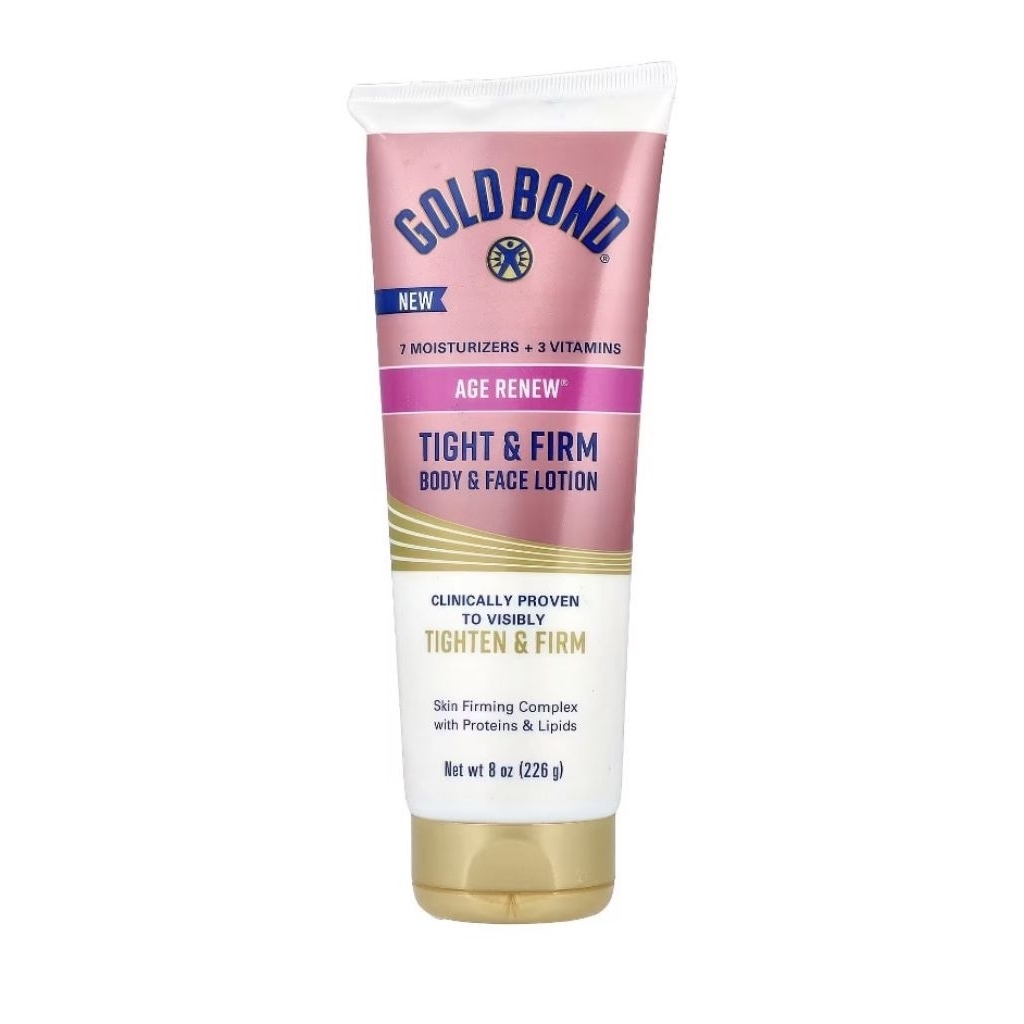 exp 01/2029 Gold Bond Age Renew Tight & Firm Body & Face Lotion