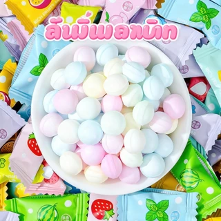Mint Ball ลูกอมมิ้นท์ แพ็ก 100ชิ้น ลูกอมมิ้นต์ กลิ่นผลไม้ 6 รส เม็ดจิ๋ว หอมเย็นสดชื่น หอม หวาน อร่อย กลินเพลิน