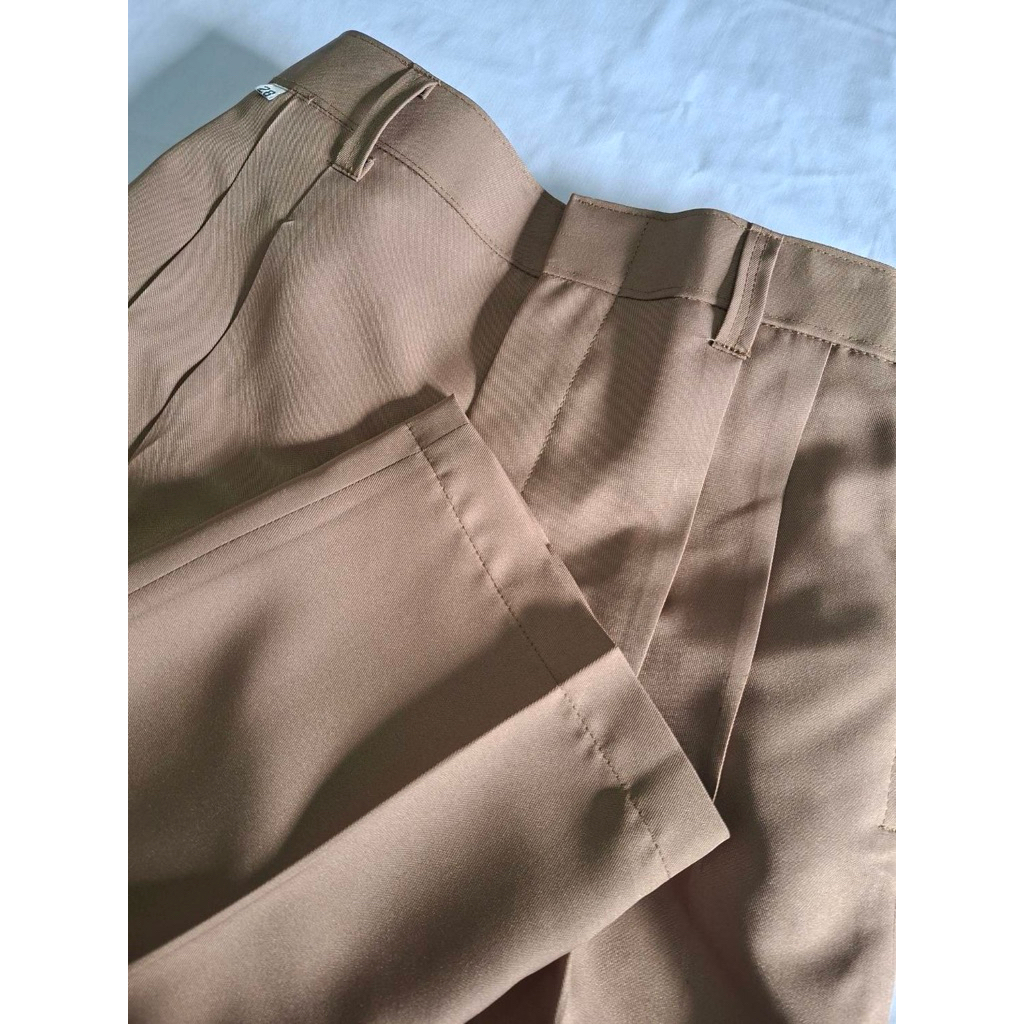 (ลดพิเศษ)❗️กางเกงนักเรียนขายาวสีกากีเอวยางครึ่ง👖เอว20-32  ⭐️รบกวนดูรายละเอียดให้ชัดเจนก่อนการสั่งซื้อนะคะ