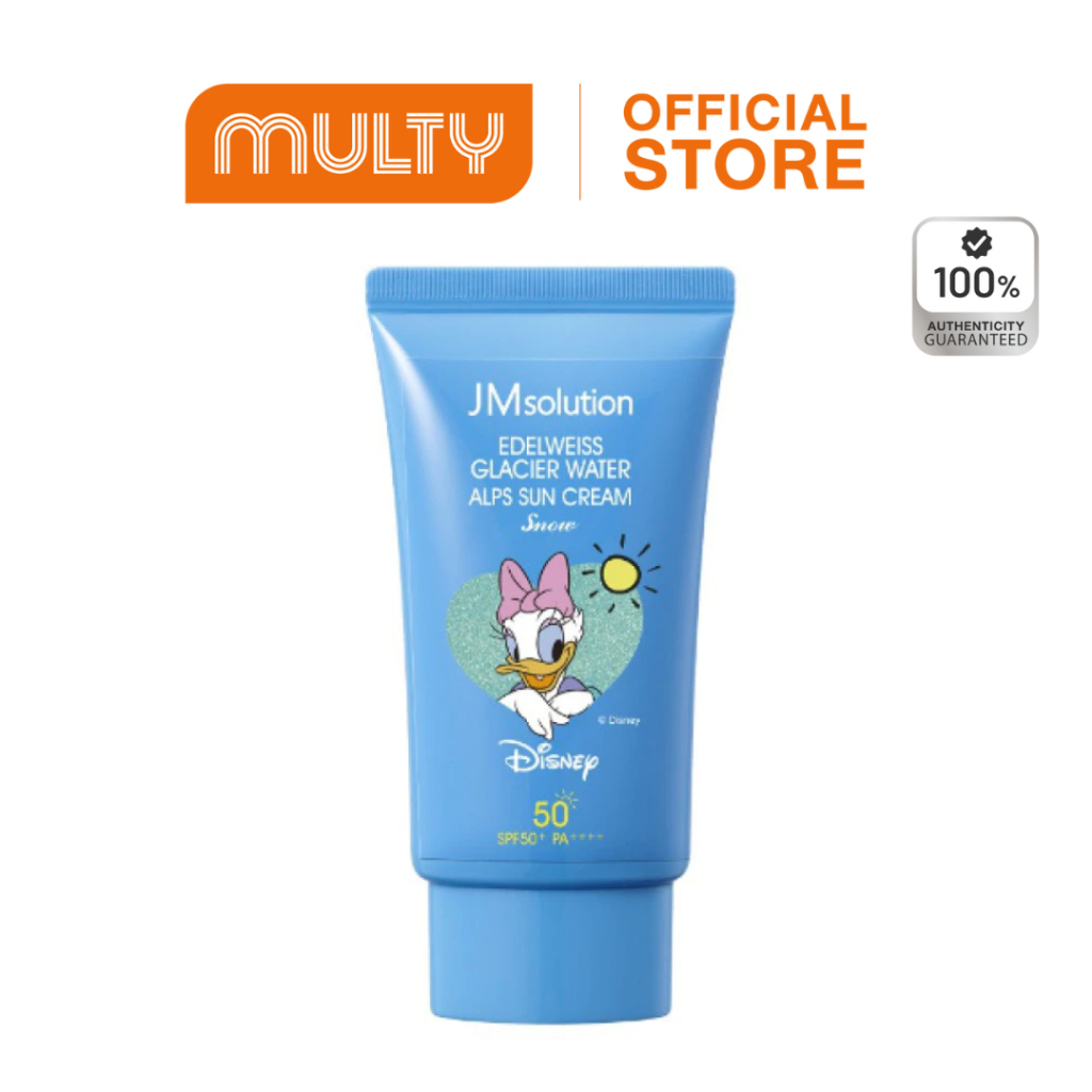 JM Solution Edelweiss Glacier Water Alps Sun Cream Snow X Disney Daisy Duck 50 ml.ครีมกันแดดสำหรับผิ
