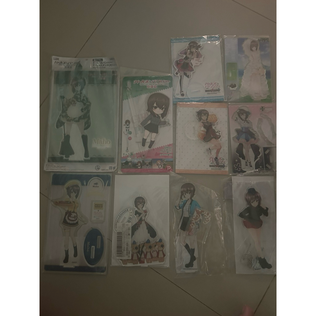 สาวปิ๊งซิ่งแทงค์​ (Garupan) -​ Nishizumi Maho -​ Girl​ und Panzer​ Acrylic​ Stand
