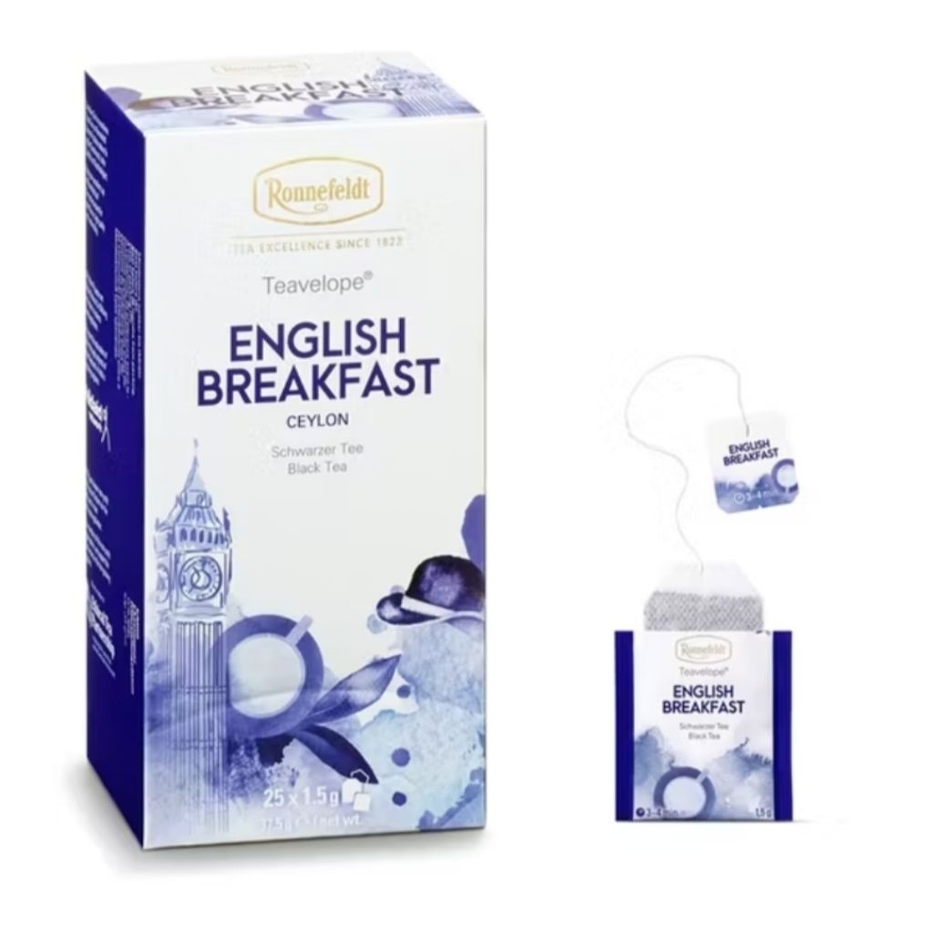 RONNEFELDT English Breakfast 200 years India tea excellence since 1823 (1.5g x 5 ซอง)