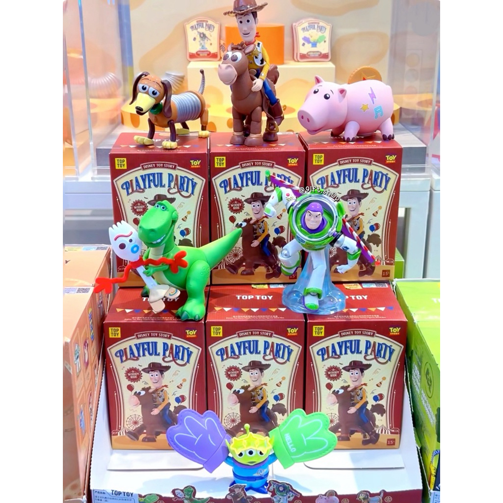 [ Pre-order 20วัน+ ] 🌈🧸🎡 ยกบ้อก(6ตัว) Toy Story Playful Park