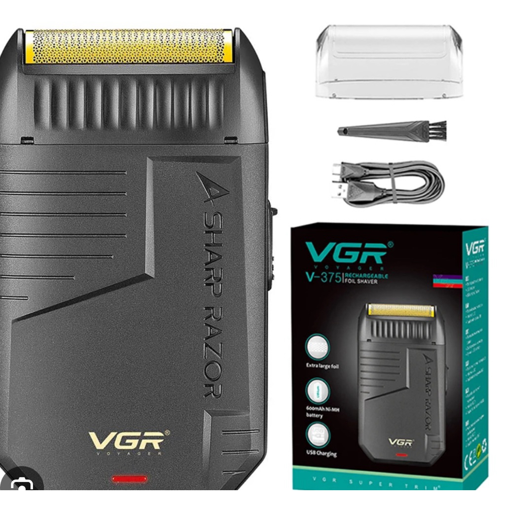 เครื่องโกนหนวดไฟฟ้า VGR V-353  เครื่องโกนหนวดเคราแบบชาร์จไฟได้