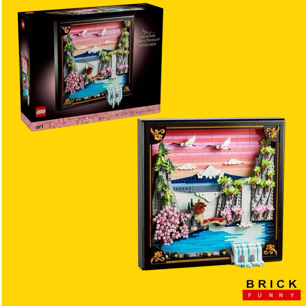 Lego Art 31218 Japanese Cherry Blossom Landscape สินค้าใหม่ สินค้าพร้อมส่ง ของแท้ 100%