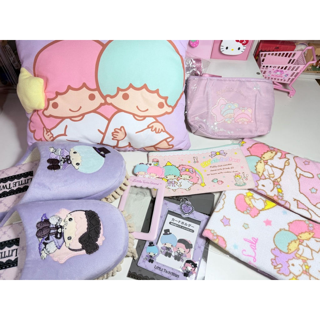ของใช้ Little Twinstar Sanrio 🇯🇵 กระเป๋า รองเท้า พวงกุญแจ ผ้าเช็ดหน้า พร้อมส่ง✨