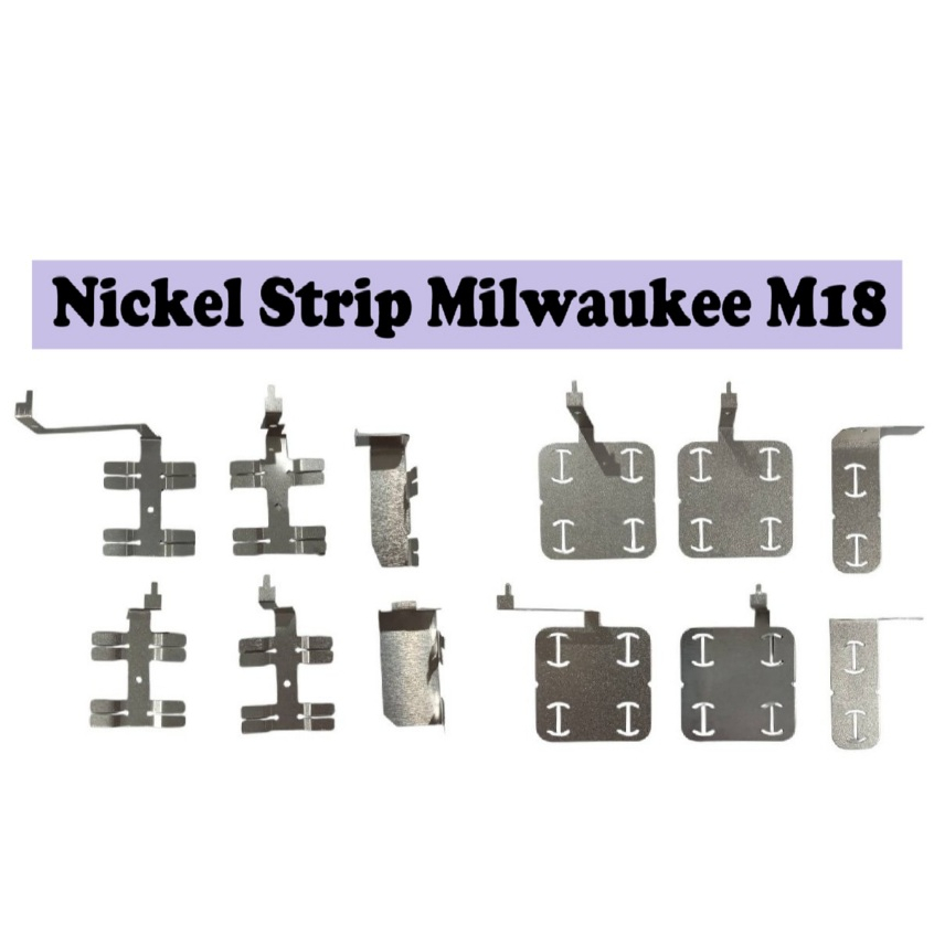 แผ่นเหล็กชุบนิกเกิล Milwaukee M18 5S 2P